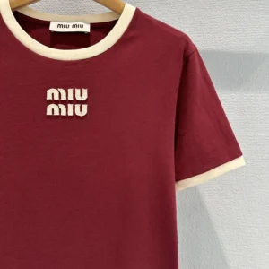 Miu Miu Women Wool and Cashmere Cardigan-Red MJNA17
