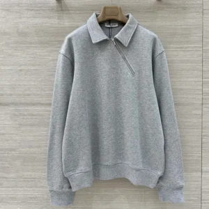 Miu Miu Women Zippered Cotton Fleece Jacket MJLA0418S8