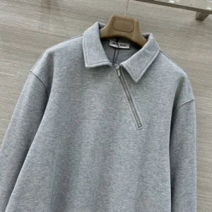 Miu Miu Women Zippered Cotton Fleece Jacket MJLA0418S8