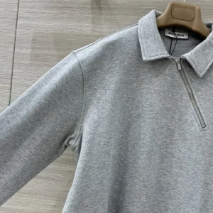 Miu Miu Women Zippered Cotton Fleece Jacket MJLA0418S8