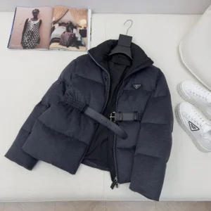 Prada Men Loden Down Jacket-Grey 29L131C2OF0480