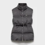 Prada Men Loden Down Vest-Grey 29S131C2OF0480