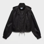 Prada Men Re-Nylon Blouson Jacket-Black 2923511WQ8