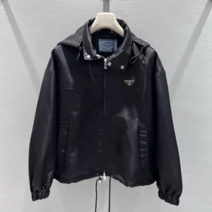 Prada Men Re-Nylon Blouson Jacket-Black 2923511WQ8