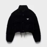 Prada Men Velvet Down Jacket-Black 29180518H4
