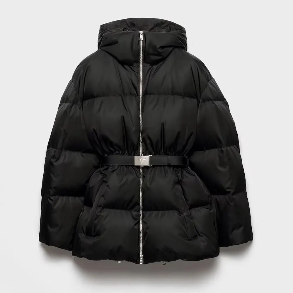 Prada Women Re-Nylon Hooded Down Jacket 29X2141WQ8