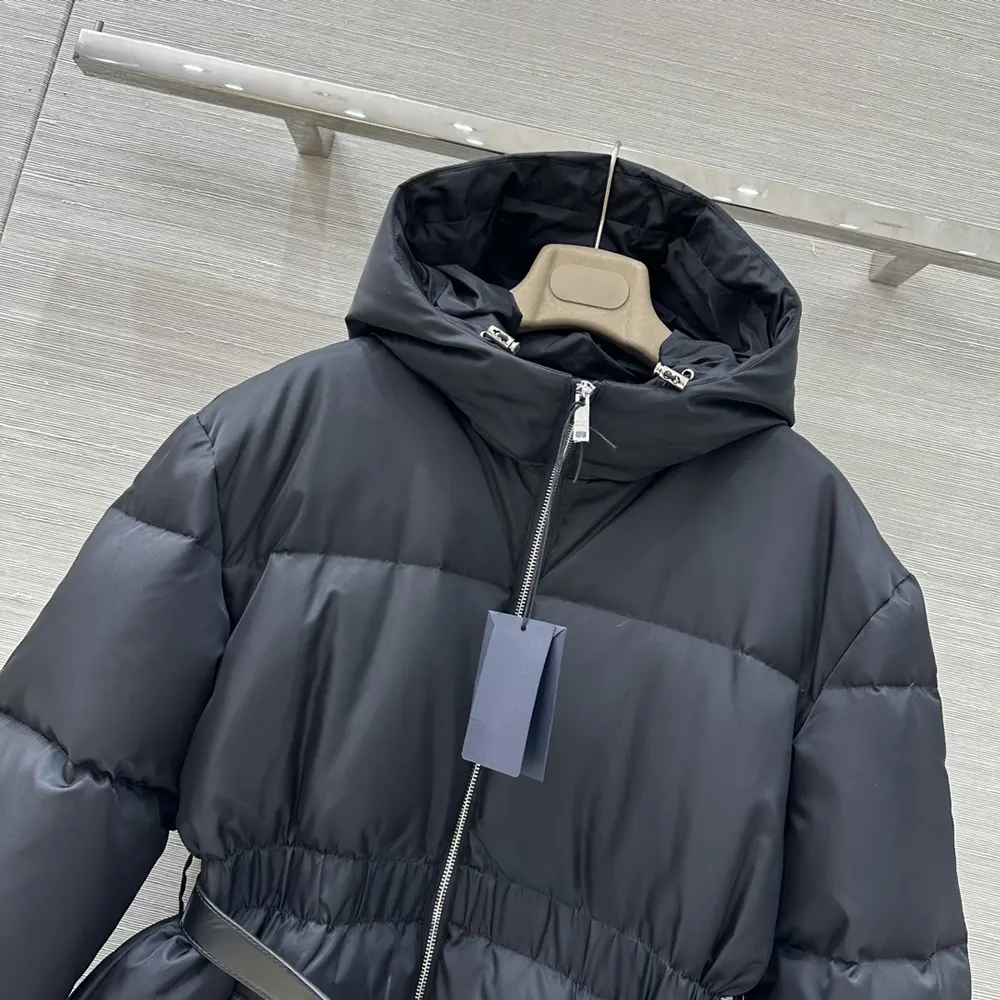 Prada Men Re-Nylon Hooded Down Jacket 29X2141WQ8 4 Prada Women Re-Nylon Hooded Down Jacket 29X2141WQ8