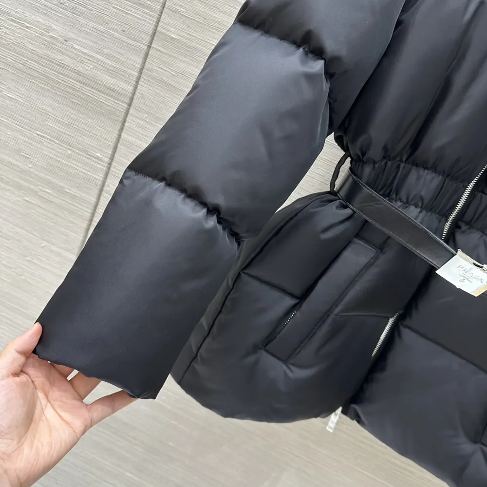 Prada Men Re-Nylon Hooded Down Jacket 29X2141WQ8 8 Prada Women Re-Nylon Hooded Down Jacket 29X2141WQ8