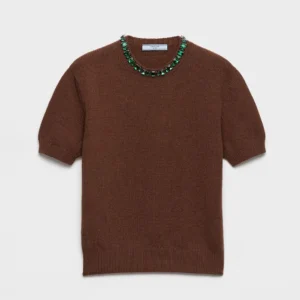 Prada Women Wool And Cashmere Crew-Neck Sweater P24V2B18M6
