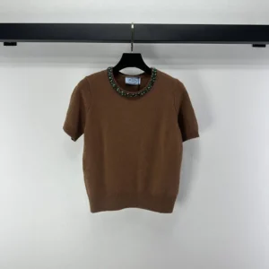 Prada Women Wool And Cashmere Crew-Neck Sweater P24V2B18M6