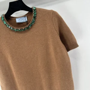 Prada Women Wool And Cashmere Crew-Neck Sweater P24V2B18M6