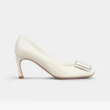 Roger Vivier Women Trompette Pumps in Satin-White RVW40044010