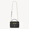 Saint Laurent YSL Women Gaby Large Vanity Bag In Lambskin-Black 8515721E
