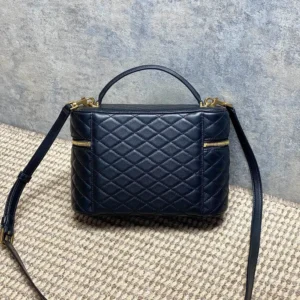 Saint Laurent YSL Women Gaby Large Vanity Bag In Lambskin-Black 8515721E