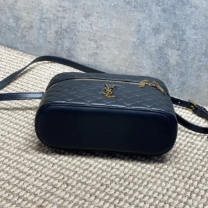 Saint Laurent YSL Women Gaby Large Vanity Bag In Lambskin-Black 8515721E
