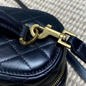 Saint Laurent YSL Women Gaby Large Vanity Bag In Lambskin-Black 8515721E