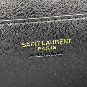 Saint Laurent YSL Women Gaby Large Vanity Bag In Lambskin-Black 8515721E