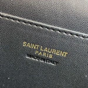 Saint Laurent YSL Women Gaby Large Vanity Bag In Lambskin-Maroon 8515721E