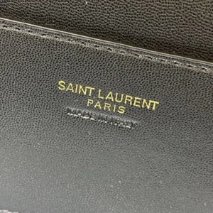 Saint Laurent YSL Women Gaby Large Vanity Bag In Lambskin-White 8515721E