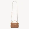 Saint Laurent YSL Women Gaby Vanity Bag In Lambskin-Brown 11 Saint Laurent YSL Women Gaby Vanity Bag In Lambskin-Brown