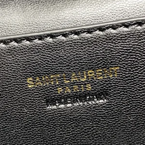 Saint Laurent YSL Women Gaby Vanity Bag In Lambskin-Brown