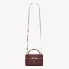 Saint Laurent YSL Women Gaby Vanity Bag In Lambskin-Maroon 12 Saint Laurent YSL Women Gaby Vanity Bag In Lambskin-Maroon