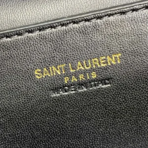 Saint Laurent YSL Women Gaby Vanity Bag In Lambskin-Maroon