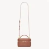 Saint Laurent YSL Women Gaby Vanity Bag In Lambskin-Pink
