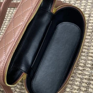 Saint Laurent YSL Women Gaby Vanity Bag In Lambskin-Pink