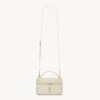 Saint Laurent YSL Women Gaby Vanity Bag In Lambskin-White 11 Saint Laurent YSL Women Gaby Vanity Bag In Lambskin-White