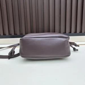 Saint Laurent YSL Women Jamie Mini Shoulder Pouch In Lambskin-Maroon