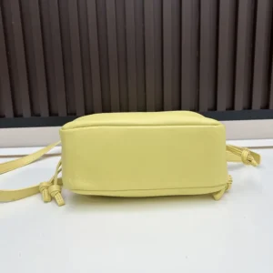 Saint Laurent YSL Women Jamie Mini Shoulder Pouch In Lambskin-Yellow