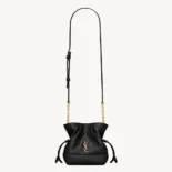 Saint Laurent YSL Women Jamie Mini Shoulder Pouch in Lambskin-Black 859174AAB321000
