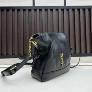 Saint Laurent YSL Women Jamie Mini Shoulder Pouch in Lambskin-Black 859174AAB321000