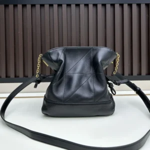 Saint Laurent YSL Women Jamie Mini Shoulder Pouch in Lambskin-Black 859174AAB321000