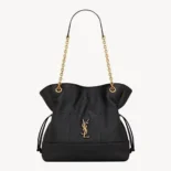 Saint Laurent YSL Women Jamie Shopping Small in Lambskin-Black 833948AAB321000