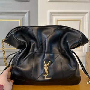 Saint Laurent YSL Women Jamie Shopping Small in Lambskin-Black 833948AAB321000