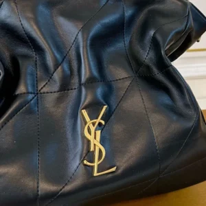 Saint Laurent YSL Women Jamie Shopping Small in Lambskin-Black 833948AAB321000