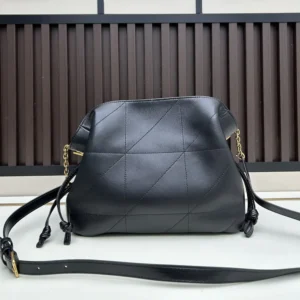 Saint Laurent YSL Women Jamie Shoulder Pouch in Lambskin-Black