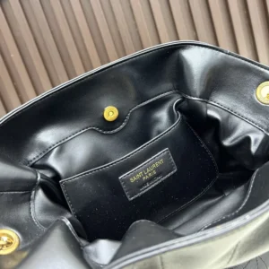 Saint Laurent YSL Women Jamie Shoulder Pouch in Lambskin-Black