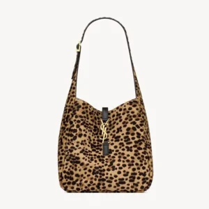 Saint Laurent YSL Women Le 5 À 7 Supple Small In Pony Hair Leather