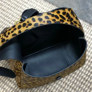 Saint Laurent YSL Women Le 5 À 7 Supple Small In Pony Hair Leather