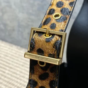 Saint Laurent YSL Women Le 5 À 7 Supple Small In Pony Hair Leather