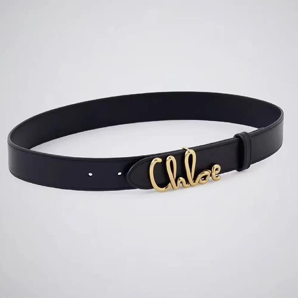 Chloe Women The Iconic Belt in Calfskin-Black CH26SBB15PR4001