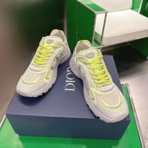 Dior Unisex B30 Countdown Tech Sneaker White Semi-Transparent N3O Nylon 3SN342ABF