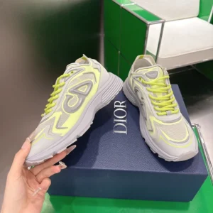 Dior Unisex B30 Countdown Tech Sneaker White Semi-Transparent N3O Nylon 3SN342ABF