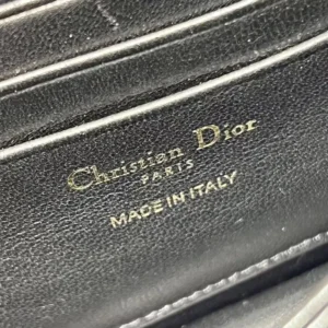 Dior Women My Dior Mini Bag Black Patent Cannage Calfskin S0980OVRB