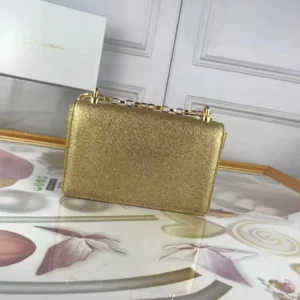 Dolce Gabbana D&G Women DG Girls Phone Bag in Nappa Mordore Leather