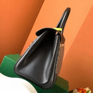 Goyard Women Saïgon Tote Bag-Black SAIGOCMMLTY01CL01P