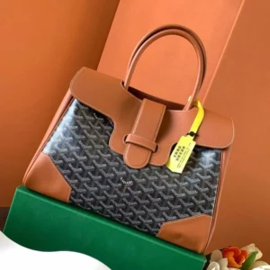 Goyard Women Saïgon Tote Bag-Brown SAIGOCMMLTY01CL03P